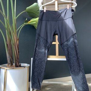 Lorna Jane Harper Full Length Lace Leggings in Black